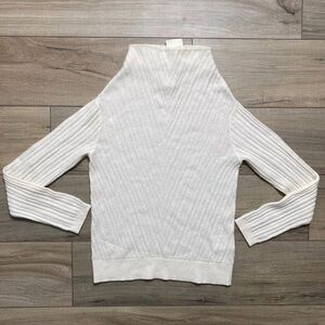 Club Monaco Womens Amarynth Cashmere‎ Mock Neck Sweater Size XS Cream